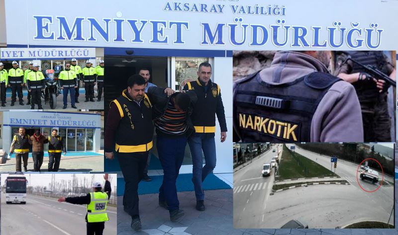 Aksaray Emniyet Müdürlüğü Mart Ayı Çalışmalarını Açıkladı