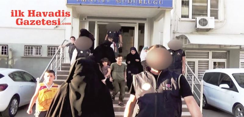 Fransız Vatandaşı 3 İŞİT li Kadın ve 9 çocuk operasyon ile yakalandı