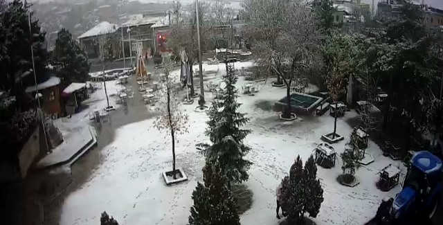 Aksaray’a ilk kar yağdı
