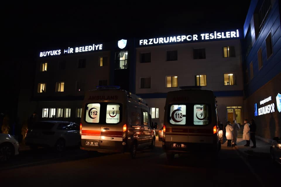 Erzurum Spor Kulübünde 11 pozitif vaka çıktı