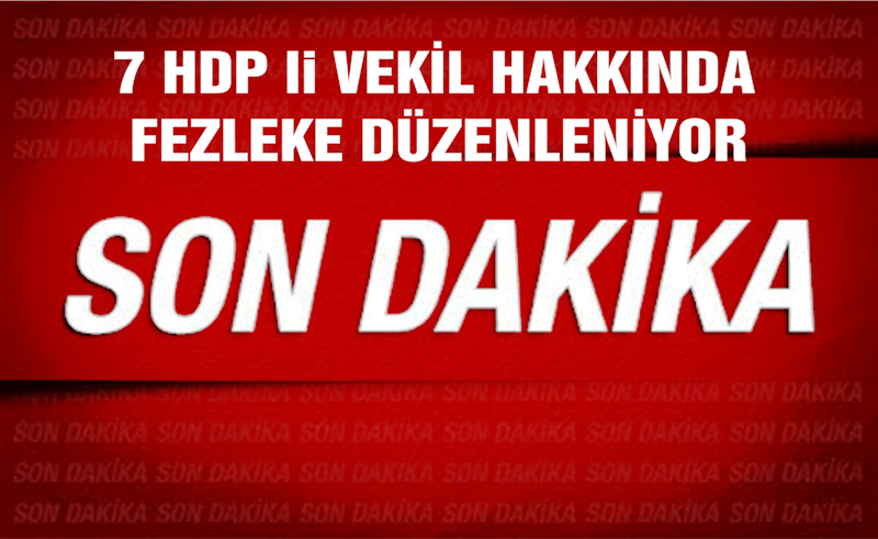 HDP li Vekillere Dokunulanacak