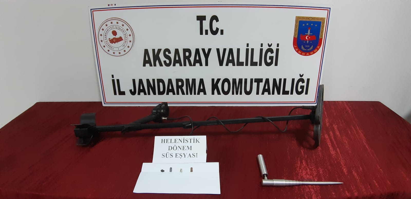 Aksaray Jandarma’dan definecilere suç üstü 4 gözaltı