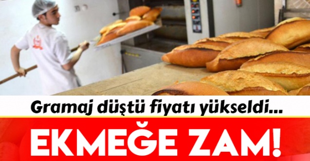 Aksaray’da Ekmek fiyatları zamlandı