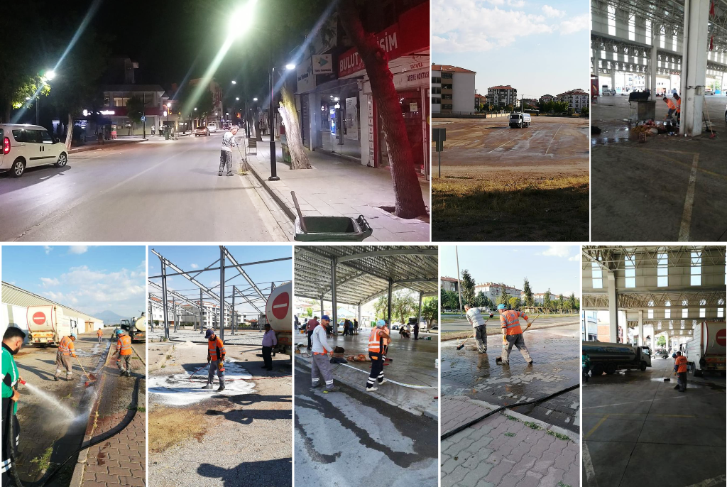Aksaray belediyesinden bayramda vatandaşlara kesintisiz hizmet