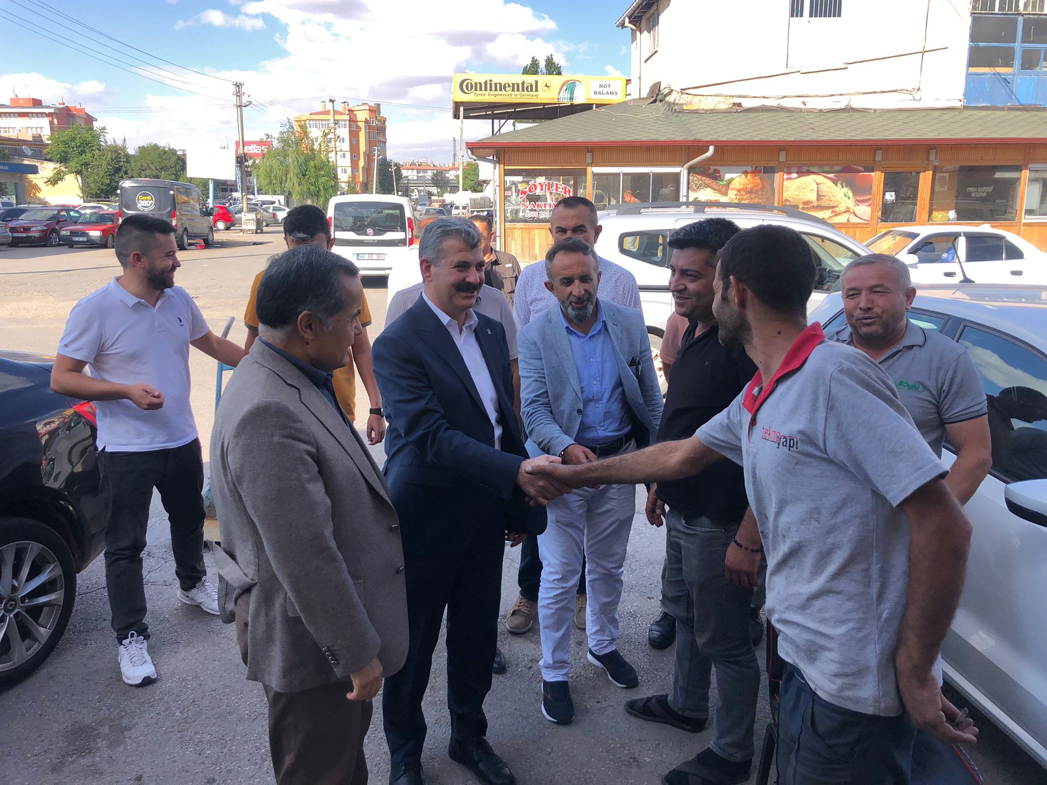 Aksaray Ak Parti il Teşkilatı sanayi esnafını ziyaret etti
