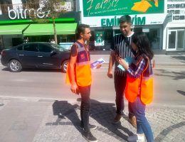 Aksaray AFAD Gönüllüleri Deprem Konusunda vatandaşları bilgilendirdiler