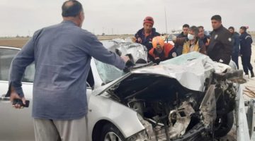 Otomobil Kamyona arkadan çarptı 1 ağır yaralı
