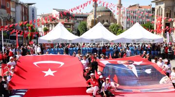 19 Mayıs Atatürk’ü Anma, Gençlik ve Spor Bayramı Aksaray’da coşkuyla kutlandı.