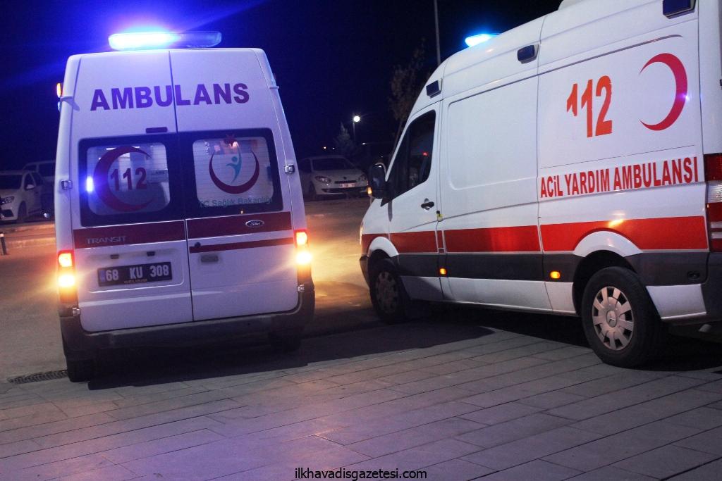 Aksaray’da yabancı uyruklu iki kişi arasında kavga 2 yaralı