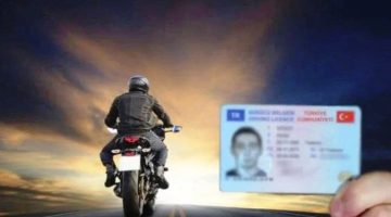 ‘B’ sınıfı ehliyetli motosiklet kullanılabilecek