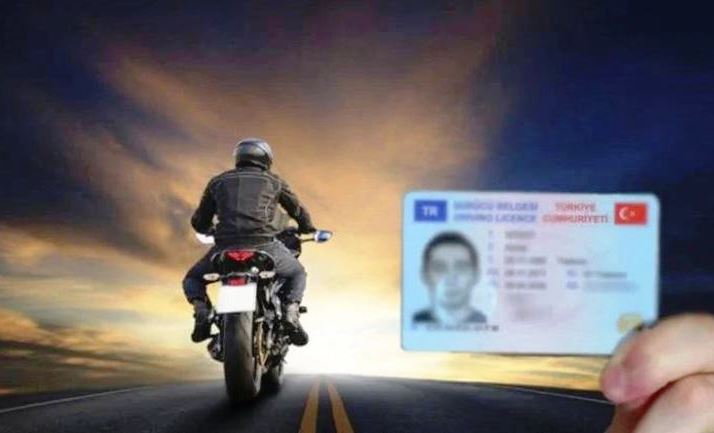 ‘B’ sınıfı ehliyetli motosiklet kullanılabilecek