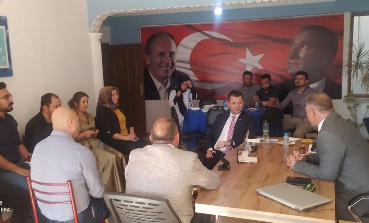 CHP Aksaray il yönetimi Memleket Partisini Ziyaret etti
