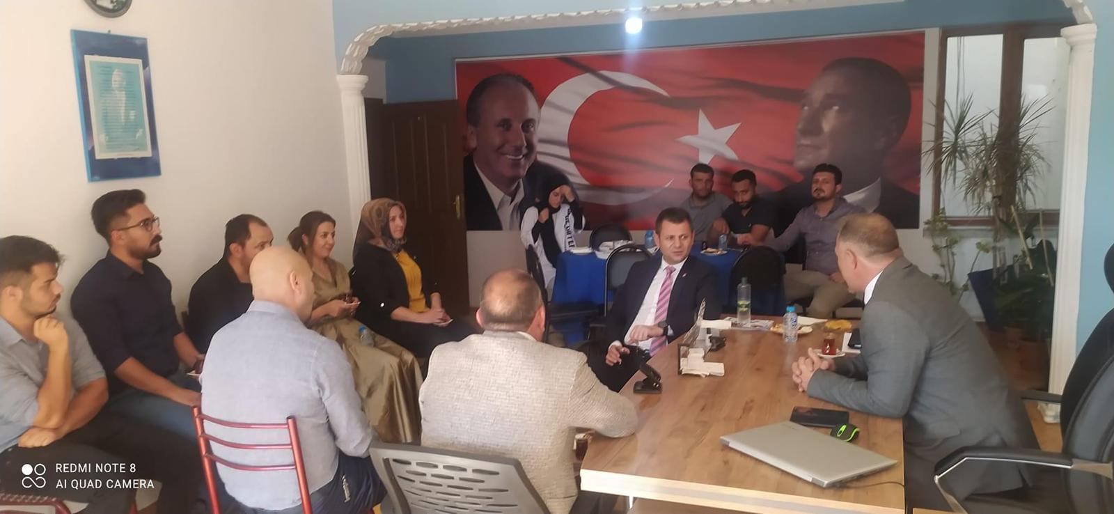 CHP Aksaray il yönetimi Memleket Partisini Ziyaret etti