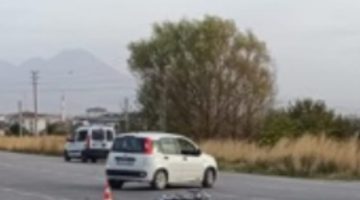 Aksaray’da hafif ticari araç ile motosiklet çarpıştı 1 ölü Bir yaralı