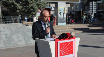 CHP Basın Açıklamasında gerginlik