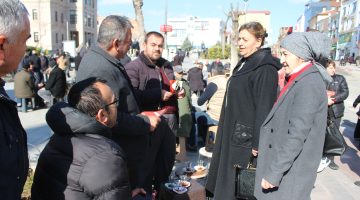 Zafer Partisi’nin Aksaray Belediye Başkan adayı Yüce esnaf ziyaretlerine devam ediyor