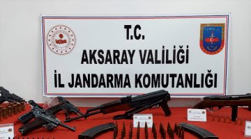 Aksaray’da Jandarma’dan silah ve uyuşturucu satıcılarına şafak operasyonu