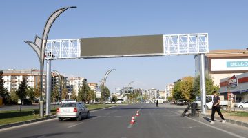 Aksaray’da Trafik Yönetim Merkezi ve Değişken Mesaj Sistemleri uygulaması