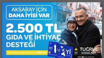 İYİ Parti Adayı Karacaer “Bu seçimin gündemi, ekonomi, tramvay ve emeklidir”