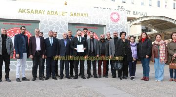 İYİ Parti Aksaray Merkez ilçe başkanı Osman Yılmaz mazbatasını aldı