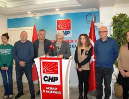 CHP il Teşkilatı memur ve emekli maaşlarına yapılan zamlarla ilgili basın açıklaması yaptı