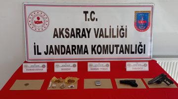 Aksaray Jandarma’dan Uyuşturucu Tacirlerine Operasyon