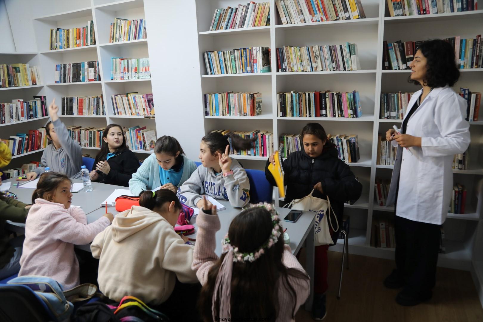 Bodrum Belediyesi’nin Eğitim öğretime destek kursları sürüyor
