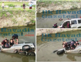 Aksaray’da sulama kanalına düşen araçta bir kişi yaşamını yitirdi